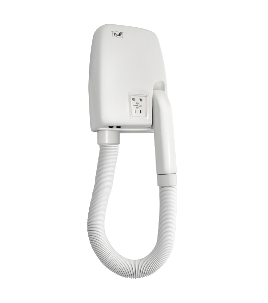 Фен Puff 850B белый, 850 Вт