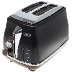 Тостер DeLonghi CTOV2103.BK черный, 900 Вт, 2 слота, фото 1