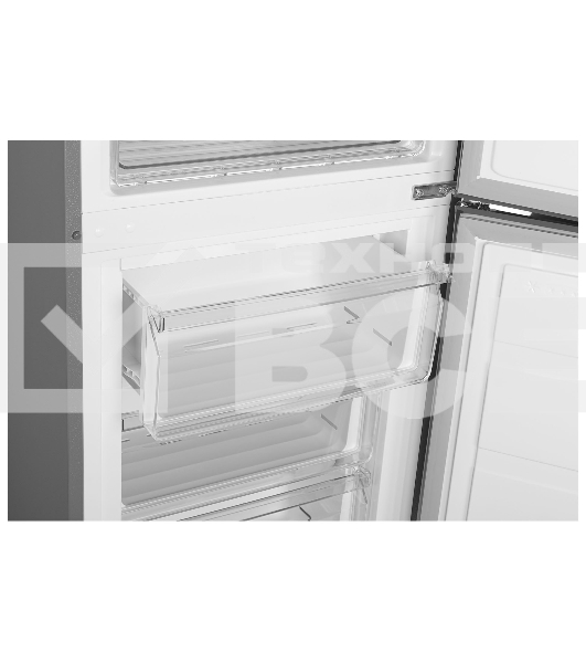 Холодильник Hyundai CC3595FIX нержавеющая сталь двухкамерный 245/115л морозилка снизу