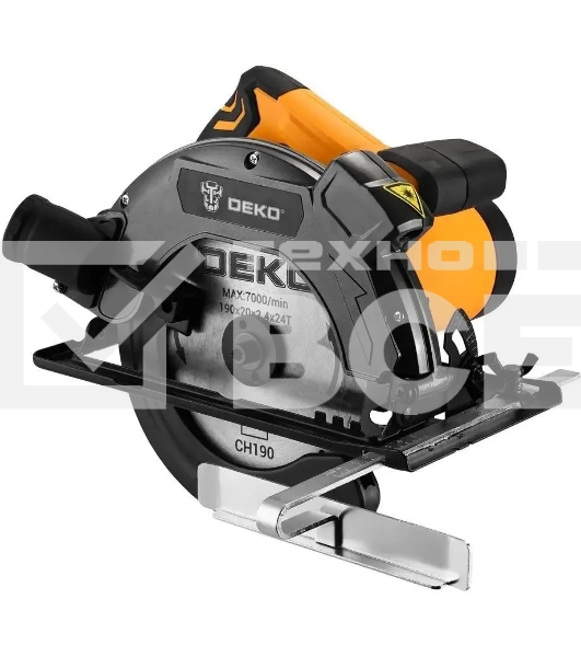 Циркулярная пила (дисковая) Deko DKCS1800-190 Laser 1800Вт (настольная) D диска.:190мм (083-1011)
