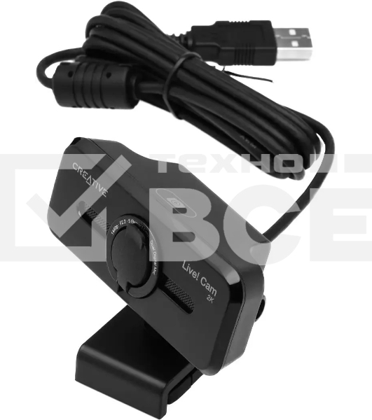 Камера Web Creative Live! Cam SYNC V3 черный 5MP (1440p) USB2.0 с микрофоном (73VF090000000)