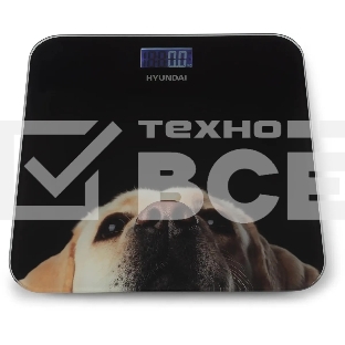 Весы напольные электронные Hyundai H-BS03674 макс.180кг черный