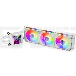 Система водяного охлаждения Lian-Li Galahad II LCD 360 SL-INF ARGB G89.GA2ALCD36INW.00 белый 120мм алюминий+медь 1200rpm 29db 4-pin