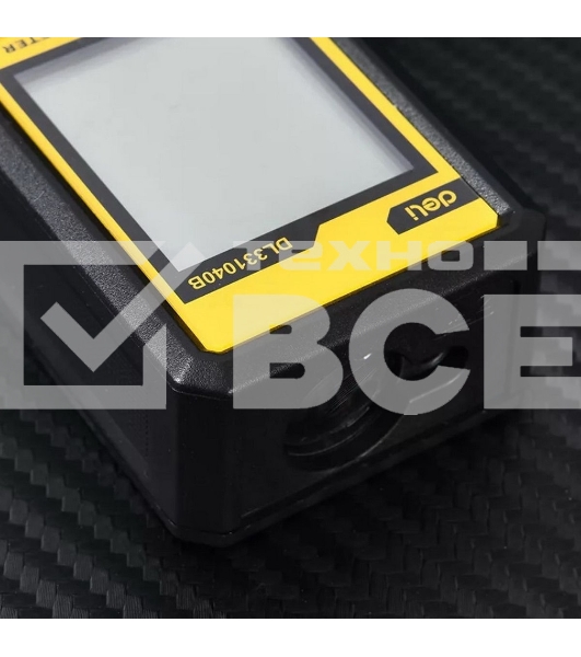 Лазерный дальномер Deli DL331040B  Диапазон измерения 0,05~50м, точность измерения ±3мм