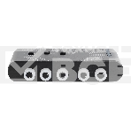 Компактный басгитарный усилитель-эмулятор Rushead Max Bass Valeton [RH-101] 5 регулировок для управл.модели clean,overdrive and distortion,эффекты:chorus, tremolo,flanger,reverb,delay,вход Aux, время работы от встроенн.аккумулятора 5 час. зарядка по USB, фото3