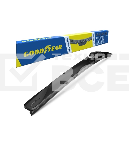 Щетка стеклоочистителя GOODYEAR GY000438 PREMIUM 18''/45 см бескаркасная