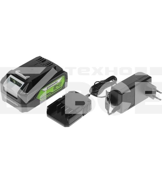 Цепная пила аккумуляторная GreenWorks G24CS25K4, 24V, 25 см, c АКБ 4А·ч и ЗУ (2007707UB)