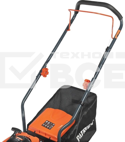 Газонокосилка бензиновая PATRIOT PT 40, 130сс, 3,5 л.с., 40 см, 35л. трав., пластик. дека,