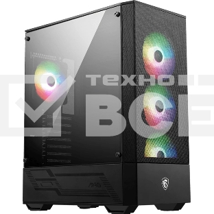 Компьютерный корпус MSI MAG FORGE 112R 2xUSB 3.0, 4x120мм ARGb Fan, ARGb Control Board, Tempered Glass Window, Brown Box (949679)