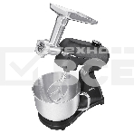 Кухонная машина KORTING KKM 0107 MB N, мощность 1500 Вт, 5 насадок, объем чаши 6.5 л, сенсорный дисплей/механическое управление, планетарное вращение, 11 скоростей, турборежим, импульсный режим, таймер, насадка для смешивания/крюк для теста/веничк/мясоруб, фото9