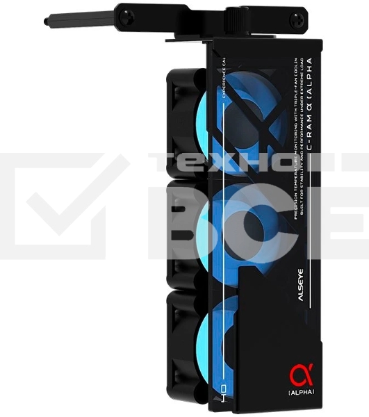 Вентилятор для процессора ALSEYE AS.03.08.0001 (C-RAM-Alpha-B) Product Size: 145.9 x 82 x 38.3мм Number of fans: 3 Size: 40 x 40 x 20мм Material: 1мм SPCC thick sheet metal Surface treatment: Powder coated black on the surface Box: Black Leaf: Milk white 