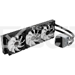 Система жидкостного охлаждения Water Cooling System Geometric Future Eskimo Pro 360 (240W, 360мм, ARGb, черный Fans: 3x120мм, 80.81CFM, 34.2dBA, 2000RPM/Pump height 54мм, 3200RPM, Rad thickness 27мм/S: 1851, 1700, 1200, 115X, 2011, 2066, AM5, AM4), фото3