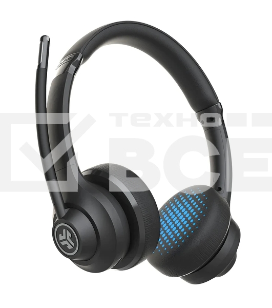 Гарнитура беспроводная Jlab GO WorkWireless Duo-Black, Version 2, Link USB-C