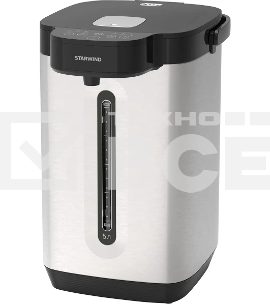 Термопот Starwind STP5751 5.2л. 800Вт серебристый/черный