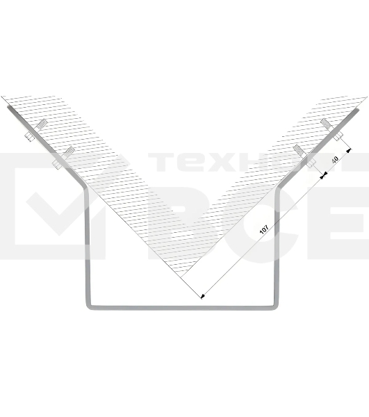 Угловой кронштейн для крепления PTZ видеокамер серий SD60/6AE/6AL, SD59/50/40, SD6C, SD42, SD29 Угловой кронштейн для крепления PTZ видеокамер серий SD60/6AE/6AL, SD59/50/40, SD6C, SD42, SD29