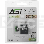 Флеш карта/AGI/Choice TF138 AGI032GU1TF138-R2/microSDHC/32 ГБ/Class 10, UHS-I U1/80 МБ/с, фото 1