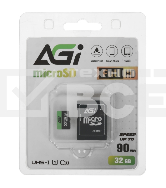 Флеш карта/AGI/Choice TF138 AGI032GU1TF138-R2/microSDHC/32 ГБ/Class 10, UHS-I U1/80 МБ/с
