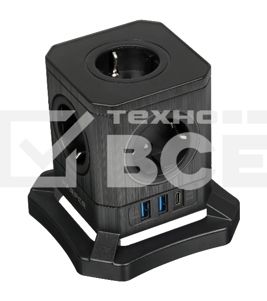 Сетевой фильтр HARPER UCH-730 Black PD3.0