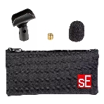 Микрофон динамический sE Electronics V3 50 Гц - 16 кГц, кардиоида, комплектация: микрофонный зажим, адаптер с резьбой, чёрная ветрозащита, транспортировочный чехол на молнии, фото6