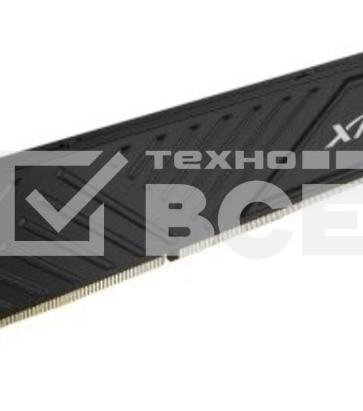 Оперативная память XPG Gammix D35, DDR4, 8GB (1x8GB), 3600MHz, CL18, DIMM, с радиатором, черный