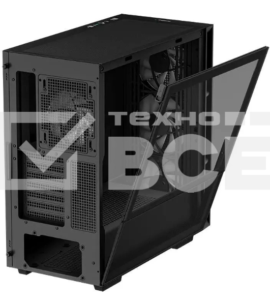 Компьютерный корпус DeepCool CH560 Black (R-CH560-BKAPE4-G-1) (ATX, без БП, 2хUSB, с окном)