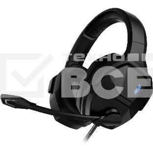 Наушники с микрофоном Acer OHW312 черный 2м мониторные USB оголовье (ZL.HDSEE.007)