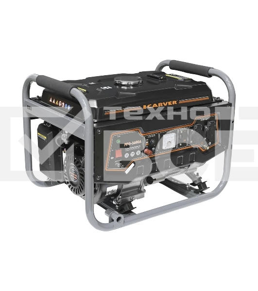Электрогенератор бензиновый Carver PPG-3600A, 2.8 кВт, 67 дБ, 40 кг