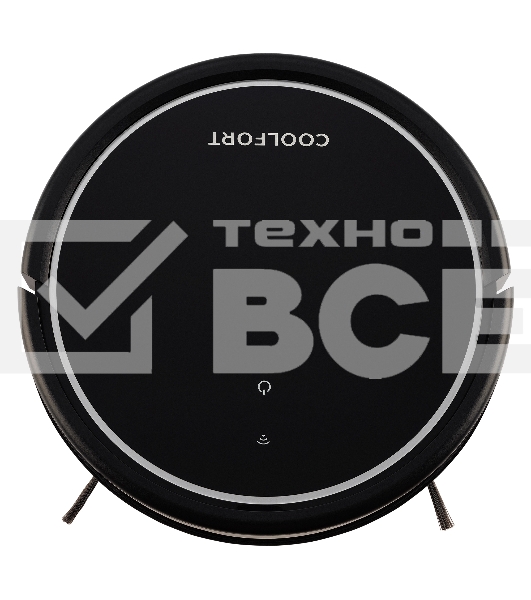Робот-пылесос Coolfort CF-3200 черный, 2600 мAч Li-Ion, уборка сухая/влажная, пылесборник контейнер 0.3 л