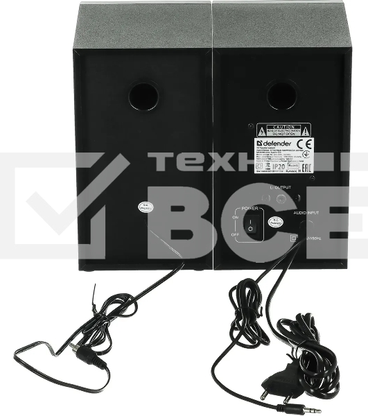 Колонки Defender AURORA S20 { 2x10 Вт RMS,20-20000 Гц, разъём для наушников }
