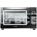 Мини-печь Hyundai MIO-HY107 45л. 2200Вт черный, фото 1