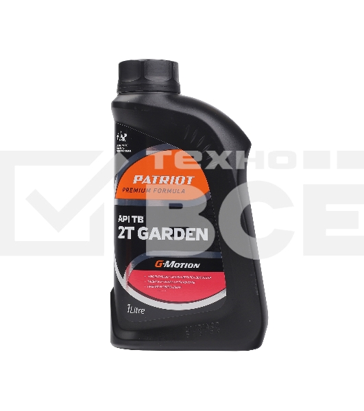 Масло минеральное PATRIOT G-Motion 2Т GARDEN 1л
