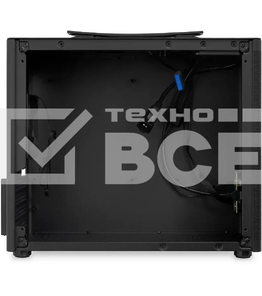 Компьютерный корпус без блока питания HSPD M210, Mesh Mid Tower, черный, 0.7 SPCC, 1x90мм mATX, mITX 140/280/150мм 1x2.5