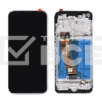 Дисплей (модуль) для Samsung Galaxy A11 SM-A115 в сборе с тачскрином и рамкой (N,G ver.) черный, фото 1