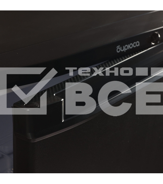 Холодильник Бирюса B409 черный однокамерный 115л