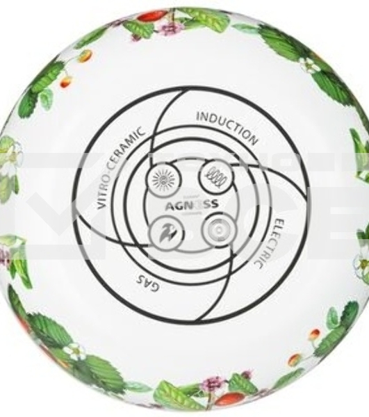 Кастрюля эмалированная AGNESS 934-562 Фруктовая корзина, 2.8 л