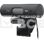 Веб-камера Logitech HD Webcam Brio 500 черный 4Mpix (1920x1080) USB Type-C с микрофоном (960-001424), фото5
