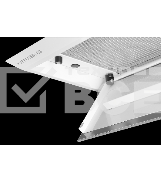 Вытяжка встраиваемая Kuppersberg Intro 60 White белый, 60 см, 1500 куб. м/ч, 43 дБ