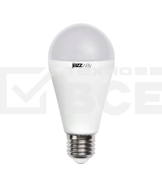Лампа светодиодная JazzWay PLED-SP A60 15Вт грушевидная 5000К холодный белый E27 230В