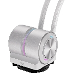 Система охлаждения Water Cooling System PCCooler DE360 Pro WH (300W, 360мм, White, ARGB Pump, Fans: 3x120мм, 86.73CFM, 32dBA, 2200RPM/Pump height 57мм, 28dBA, 3200RPM, Rad thickness 27мм/S: 1851, 1700, 1200, 115X, AM5, AM4, AM3), фото3