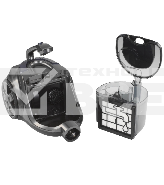 Пылесос Endever Skyclean VC-670 серый/синий, 420/2100 Вт, уборка сухая, пылесборник контейнер 3 л