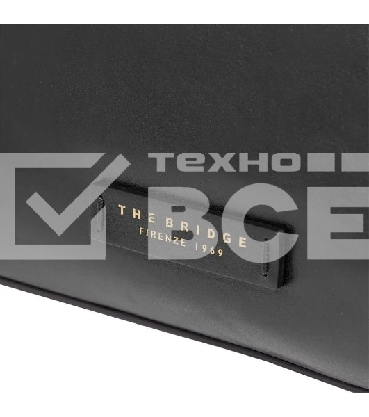 Сумка женская The Bridge Ingrid 04571501/30 черная натур.кожа