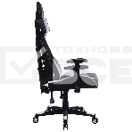 Кресло игровое Cactus CS-CHR-090BLW черный/белый, сиденье черный/белый, эко.кожа, крестовина пластик, пластик черный/белый, фото13
