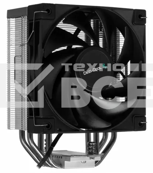 Кулер для процессора DEEPCOOL AK400 черный, 120 мм, алюминий/медь, 1850 об/мин, 29 дБ, 4 pin, 220 Вт, 155 мм