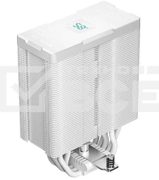 Кулер для процессора DEEPCOOL AG500 DIGITAL WH ARGB белый, 120 мм, алюминий/медь, 1950 об/мин, 29.4 дБ, 4 pin, 240 Вт, 158 мм