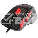 Мышь проводная Qumo Predator M80 черный, 3200 dpi, USB, кнопки - 8, фото2