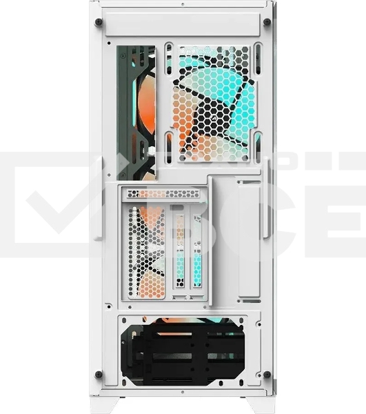 Компьютерный корпус Gigabyte C301GW белый без БП ATX 4x120мм 4x140мм 2xUSB 3.0 audio bott PSU