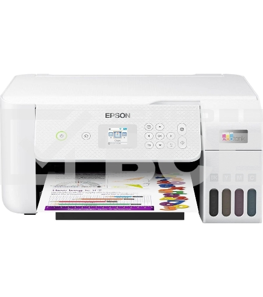МФУ струйный Epson EcoTank L3266 (C11CJ66416) белый, A4, ч/б печ. 10 стр/мин., цв. печ. 5 стр/мин., 5760x1440 DPI, USB, Wi-Fi