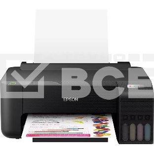 Принтер струйный Epson EcoTank L1230, A4, цветной, печ. до до 10 стр/мин, 1440x5760 dpi, USB