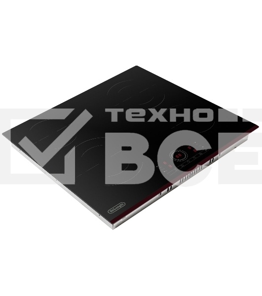 Электрическая варочная панель DeLonghi VITTORIO 2E1F CR Hi Light, независимая, чёрный