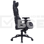 Кресло игровое Cactus CS-CHR-0112BL черный, сиденье черный, эко.кожа, с подголов. крестовина металл, пластик черный, фото17
